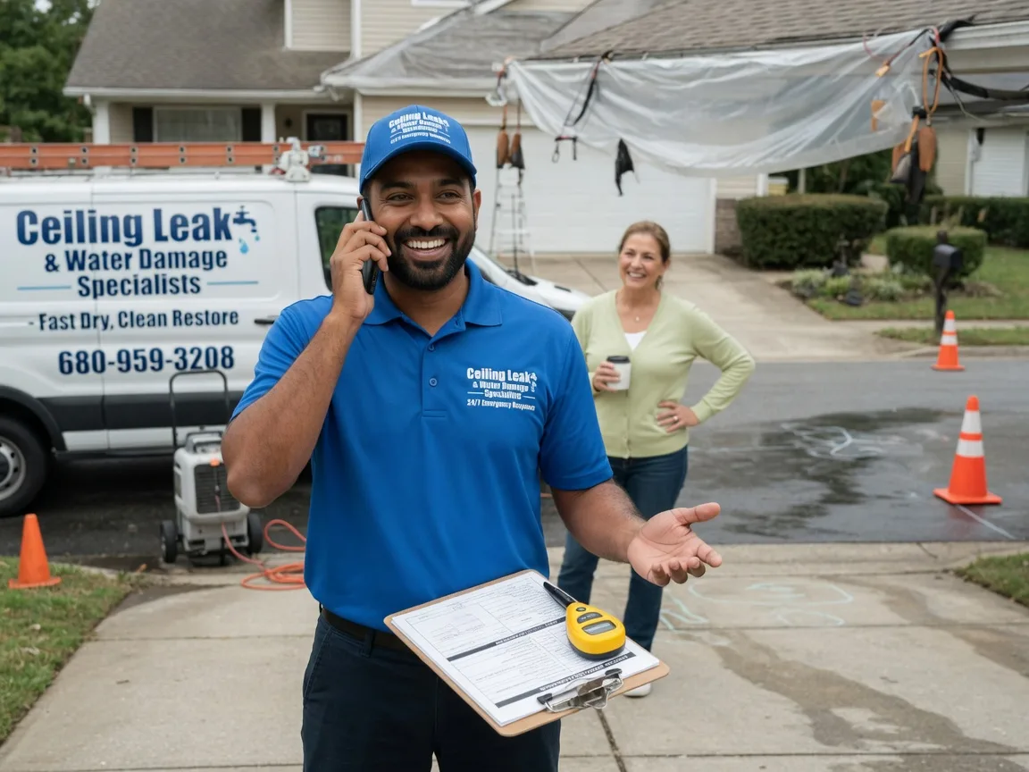 Ceiling Leak Cleanup Griffin, GA FAQs
